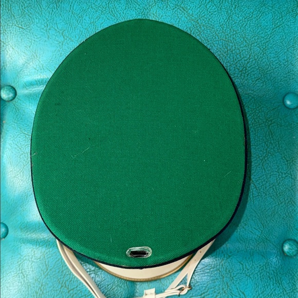 Vintage Ostwald green and gold starburst marching band hat shako - Picture 2 of 16